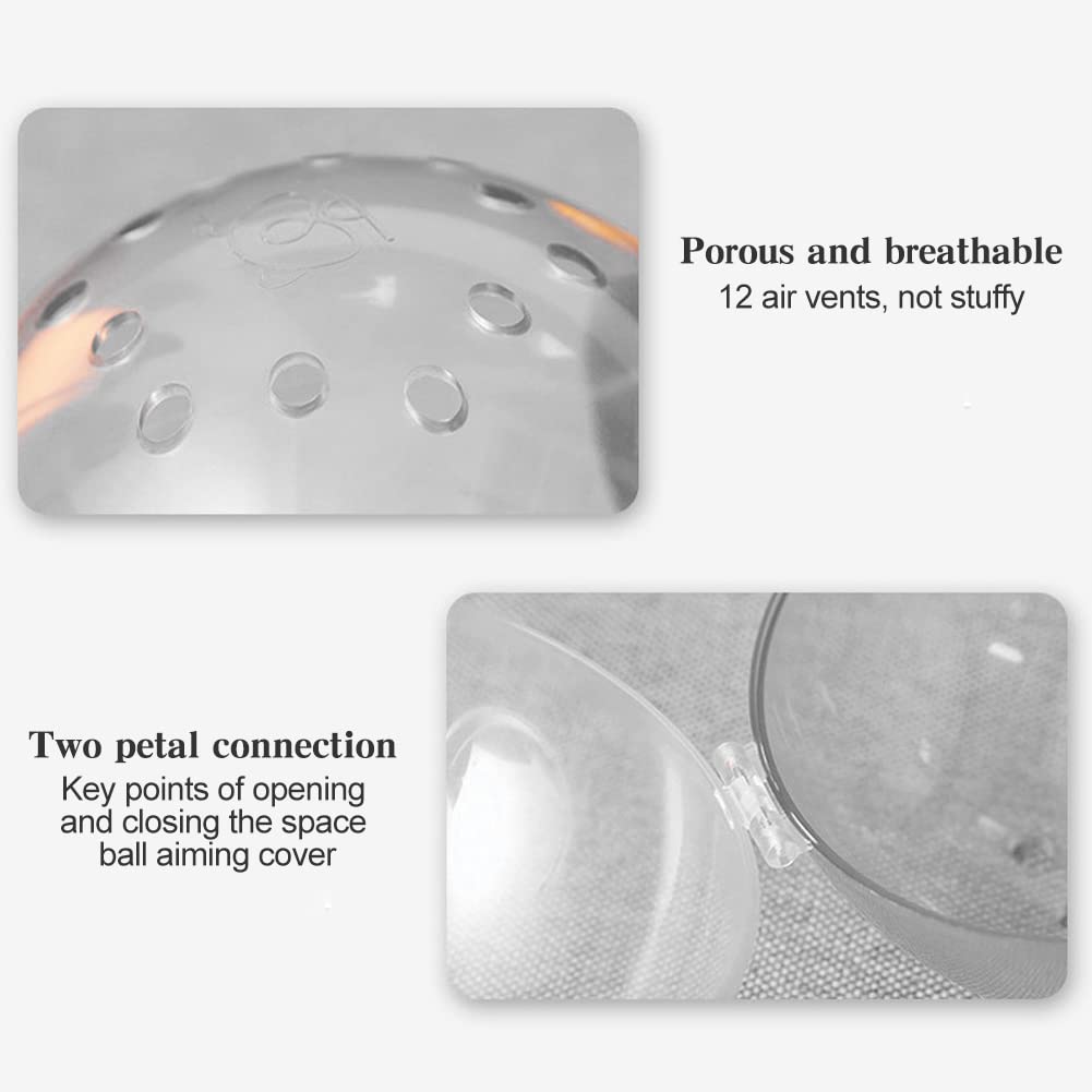 NOWHYX cat muzzle clear design reduces anxiety by letting pets see surroundings