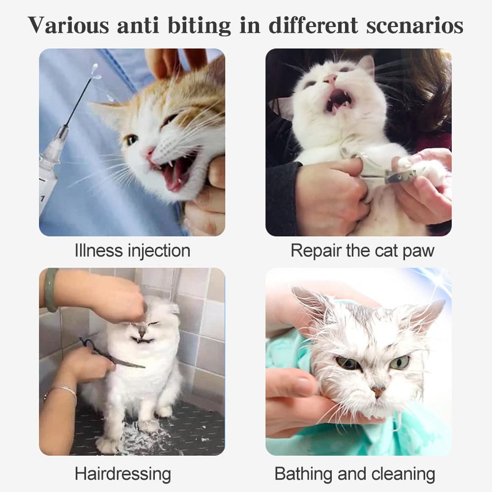 NOWHYX cat muzzle secure Velcro closure for quick adjustments