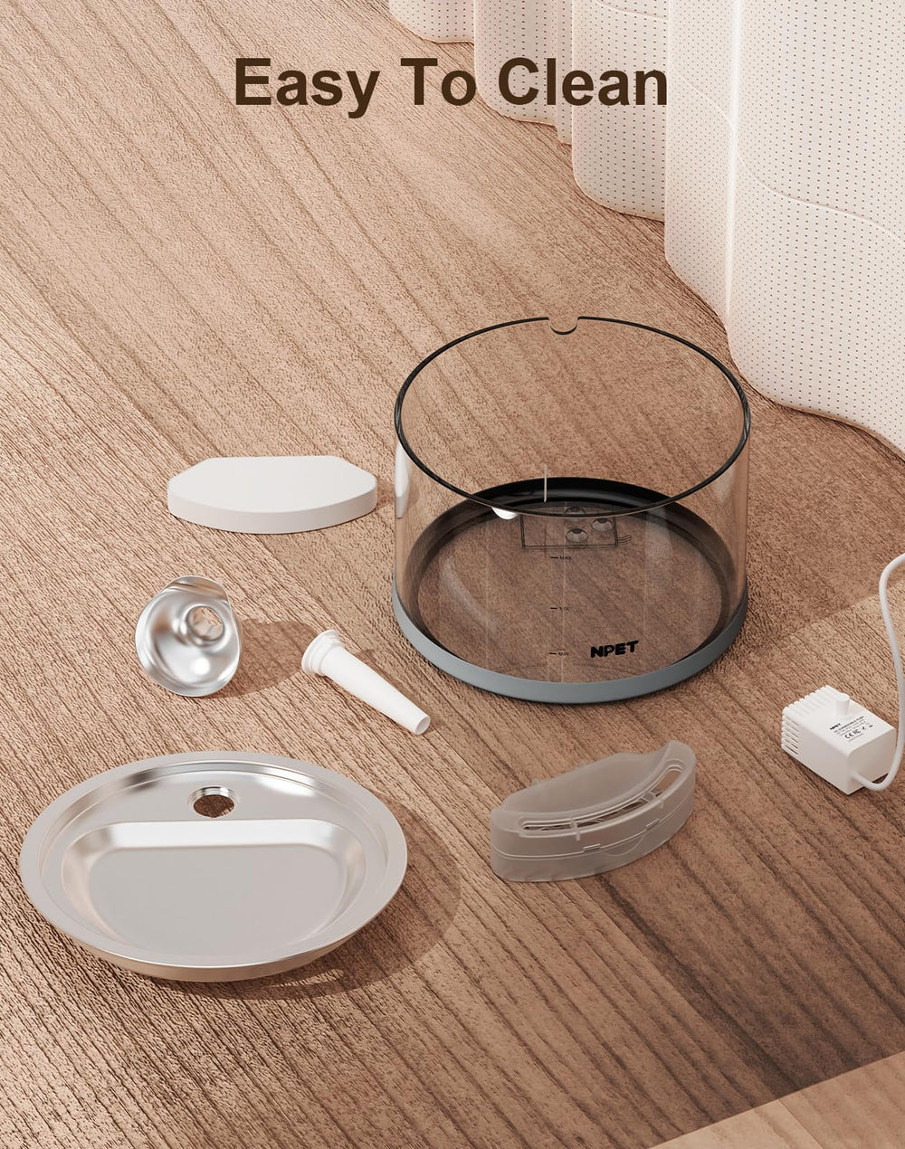 NPET N280 sealed dust proof lid blocks debris