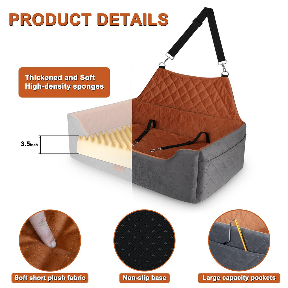 Nrefpun two-pocket storage keeps essentials within reach