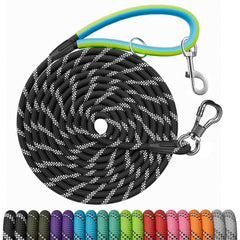 NTR Long Dog Leash with dual swivel hooks for secure training and walking