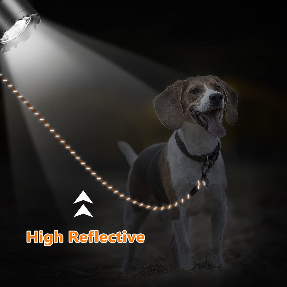 NTR leash features reflective thread for better nighttime visibility
