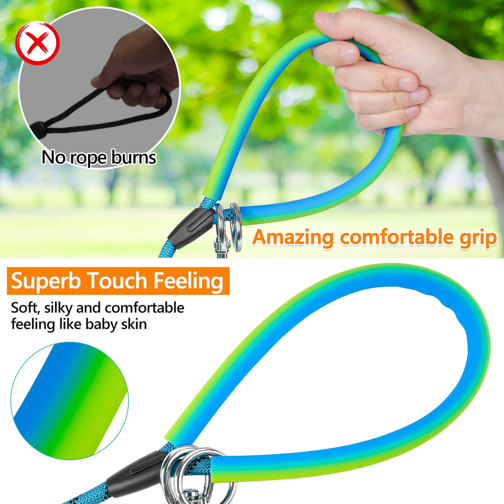 NTR Training Leash soft rubber handle for comfortable grip