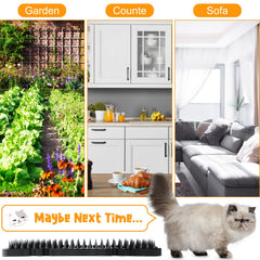 Nuanchu cat deterrent mat on windowsill deters cats and birds