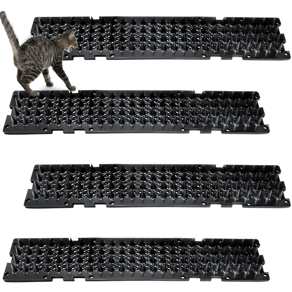 Nuanchu cat deterrent mat pack of 12 pieces on sofa for pet safety