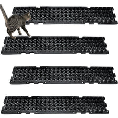 Nuanchu cat deterrent mat pack of 12 pieces on sofa for pet safety