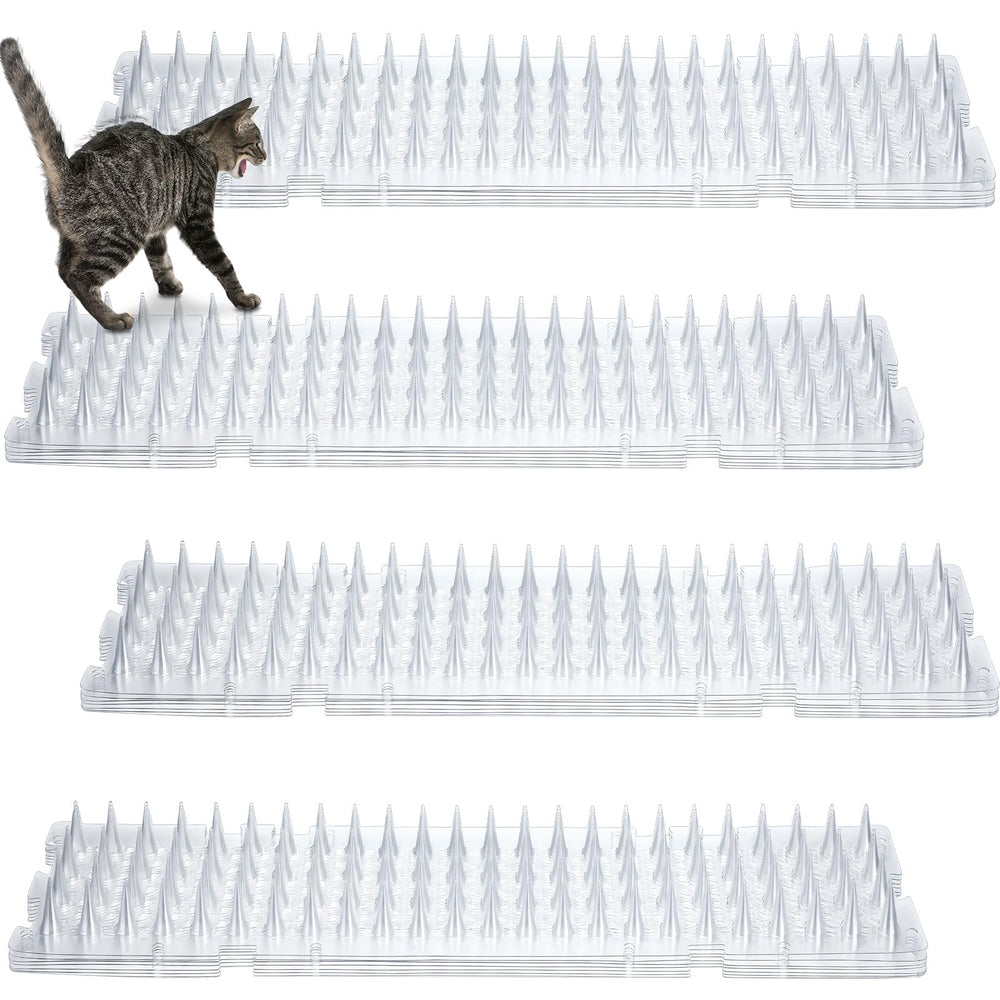 Nuanchu cat deterrent mat spikes on sofa keep cats off furniture.