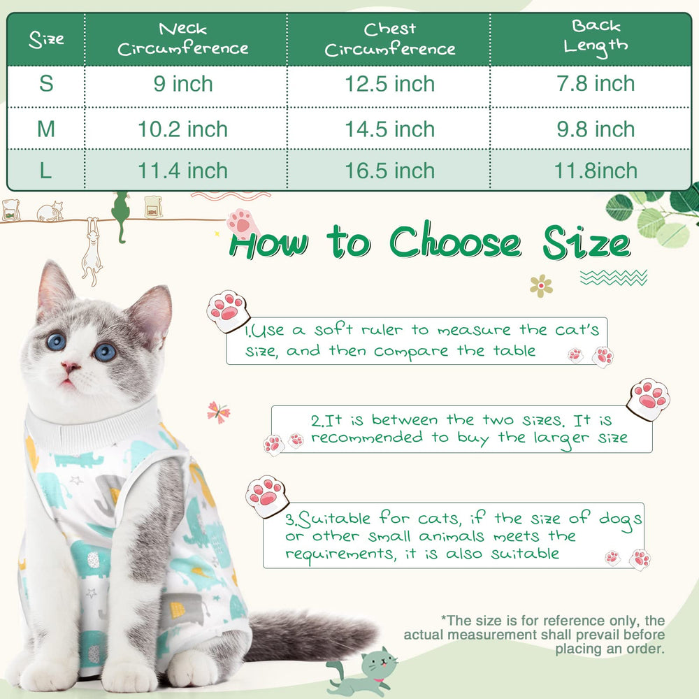 Nuanchu cat recovery suit soft modal fabric for comfortable wear