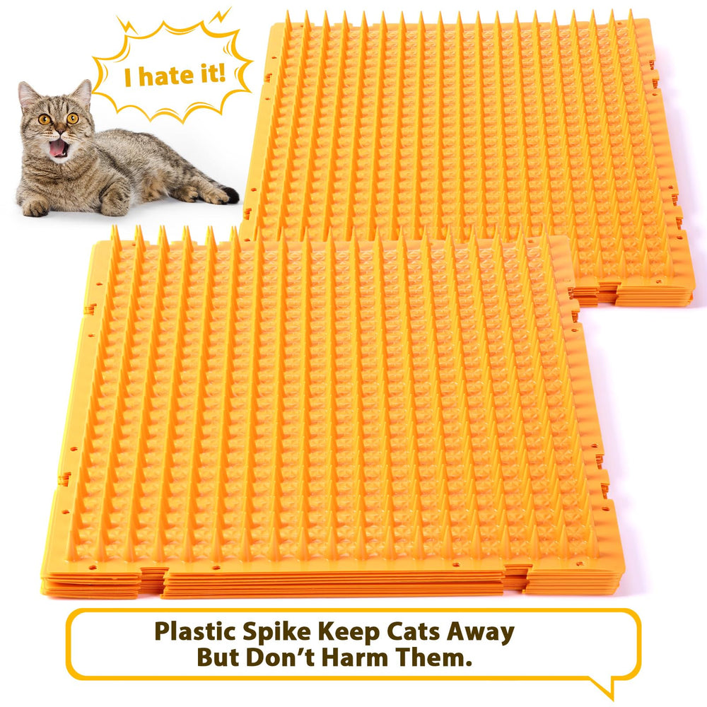 Nuanchu cat repellent mats on outdoor window deter pawing and protect furniture