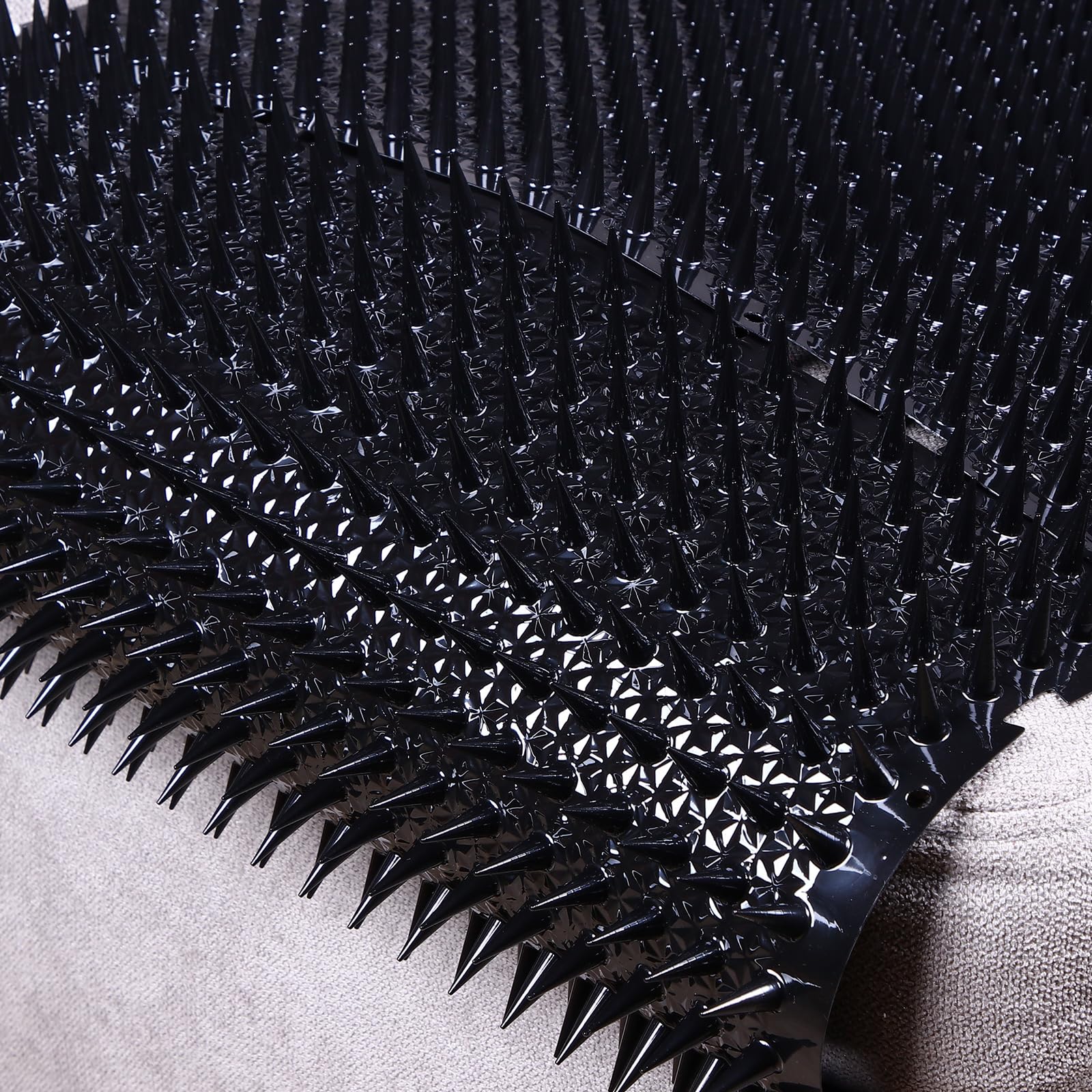 Nuanchu close-up of blunt spikes showing deterrent design