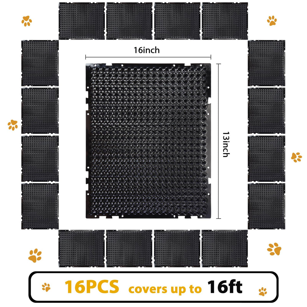 Nuanchu durable plastic cat mat resists deformation over time