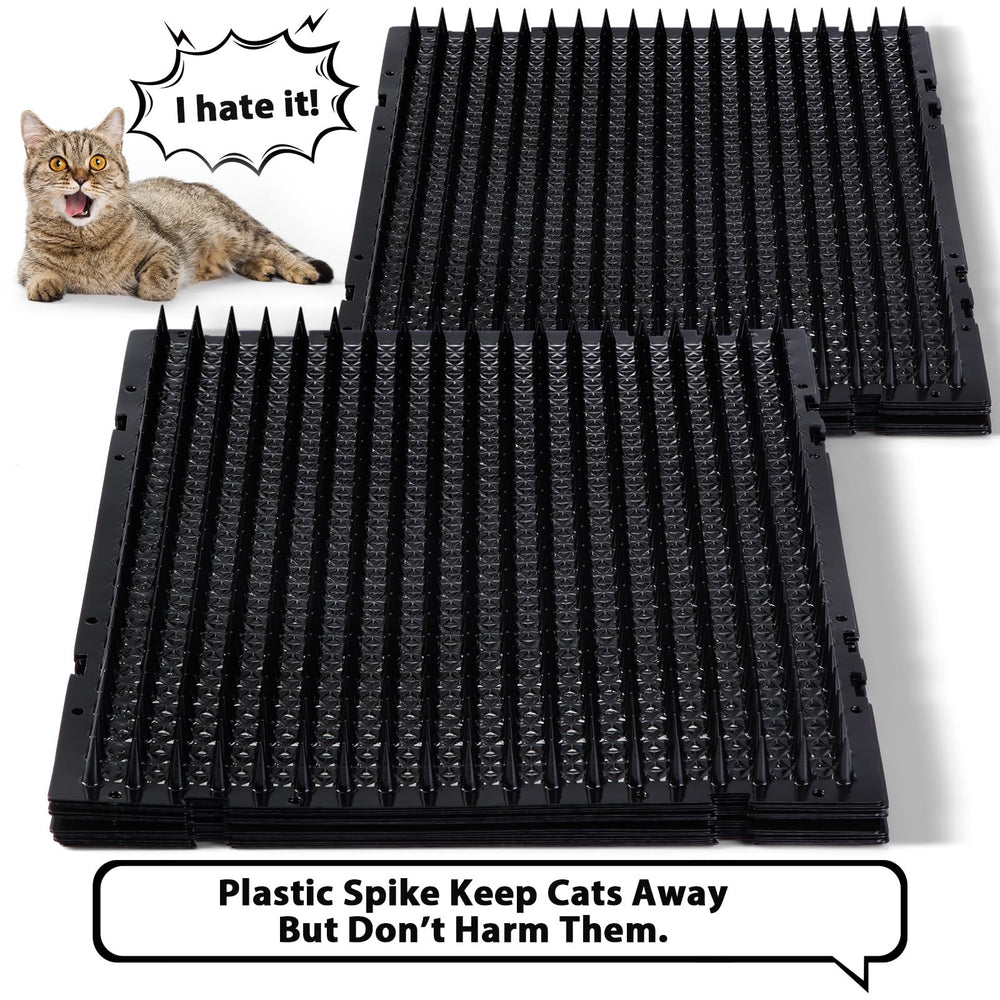 Nuanchu spike mats around outdoor pond deter fishing attempts