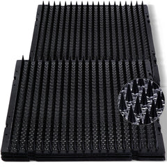 Nuanchu cat spike mat on sofa deters pawing while protecting furniture