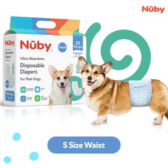 Closeup of Nuby Pets wrap's absorbent core for quick dryness.