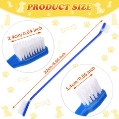Nuenen curved-head toothbrush designed for dogs and cats to reach back teeth.