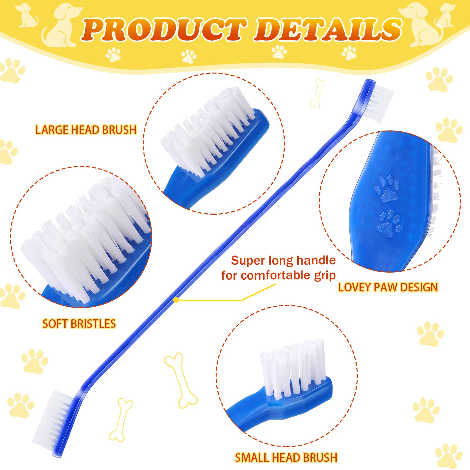 Nuenen five-color pack highlights color-coded brushes for different pets.