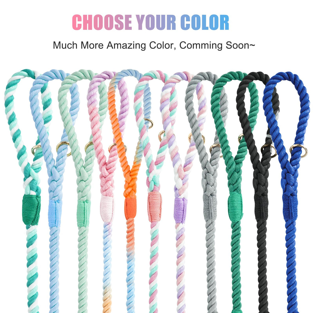 NUGUTIC dog leash 5ft-6ft close-up shows length versatility
