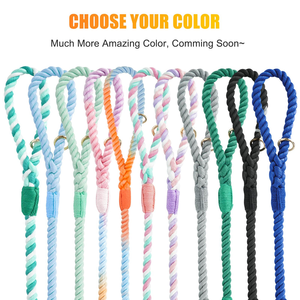 NUGUTIC half-inch diameter rope balances flexibility with strength during walks.