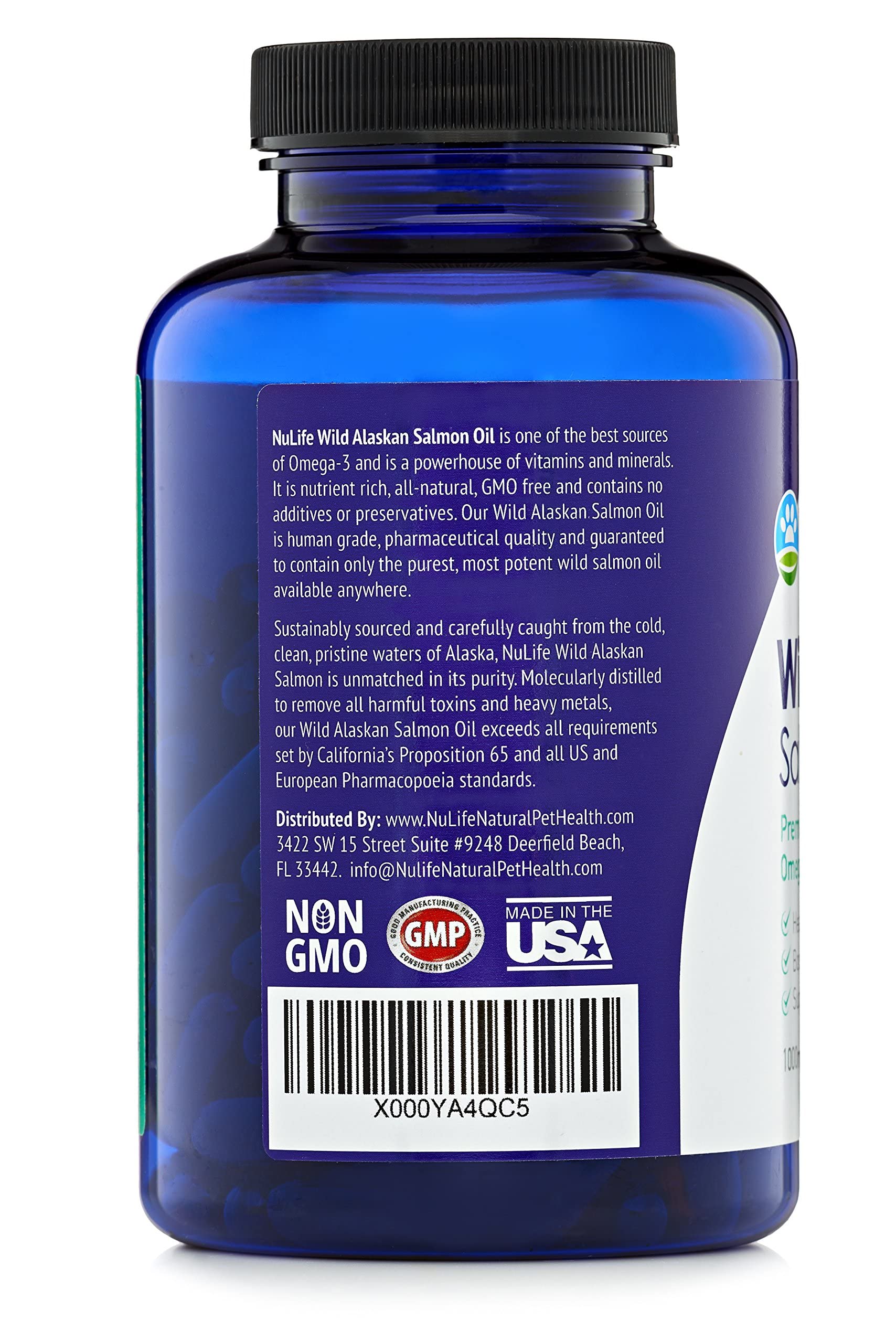 Box of 120 NuLife soft capsules for sustained use