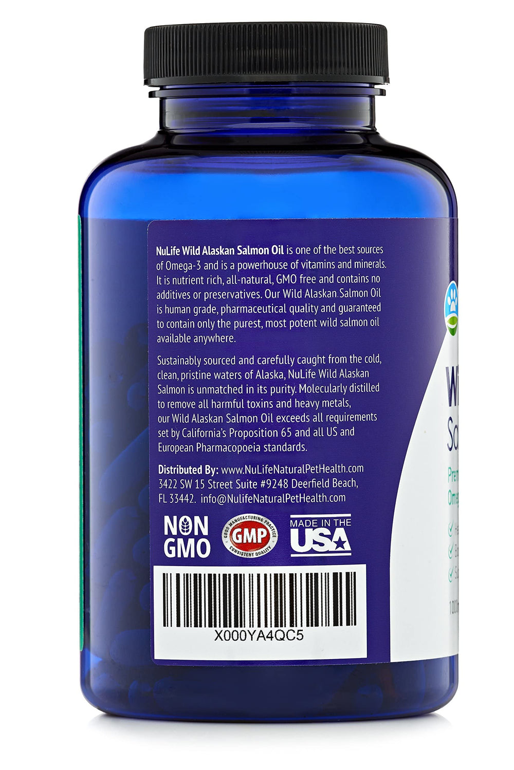 Box of 120 NuLife soft capsules for sustained use