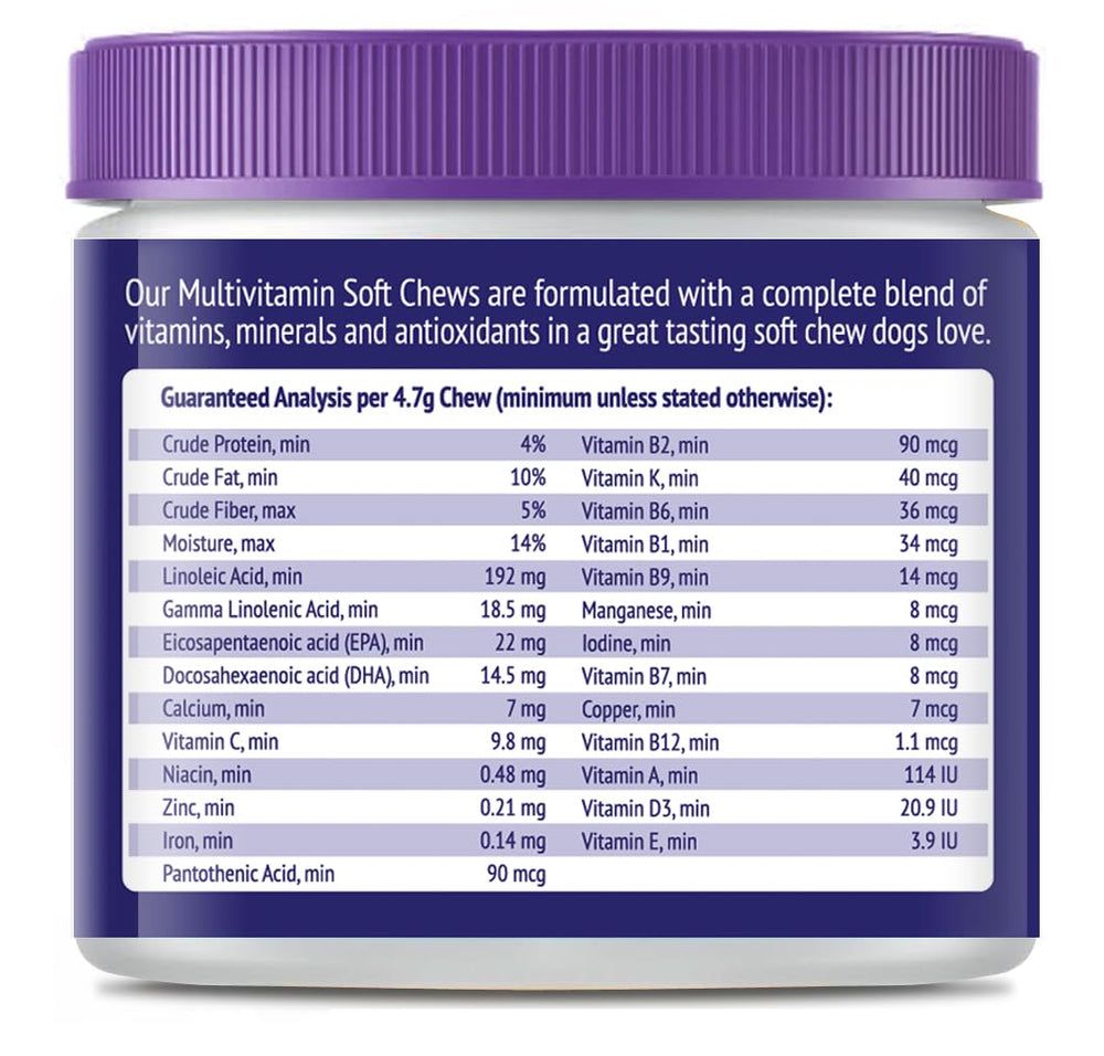 NuLife 22 nutrients label highlighting complete nutrition