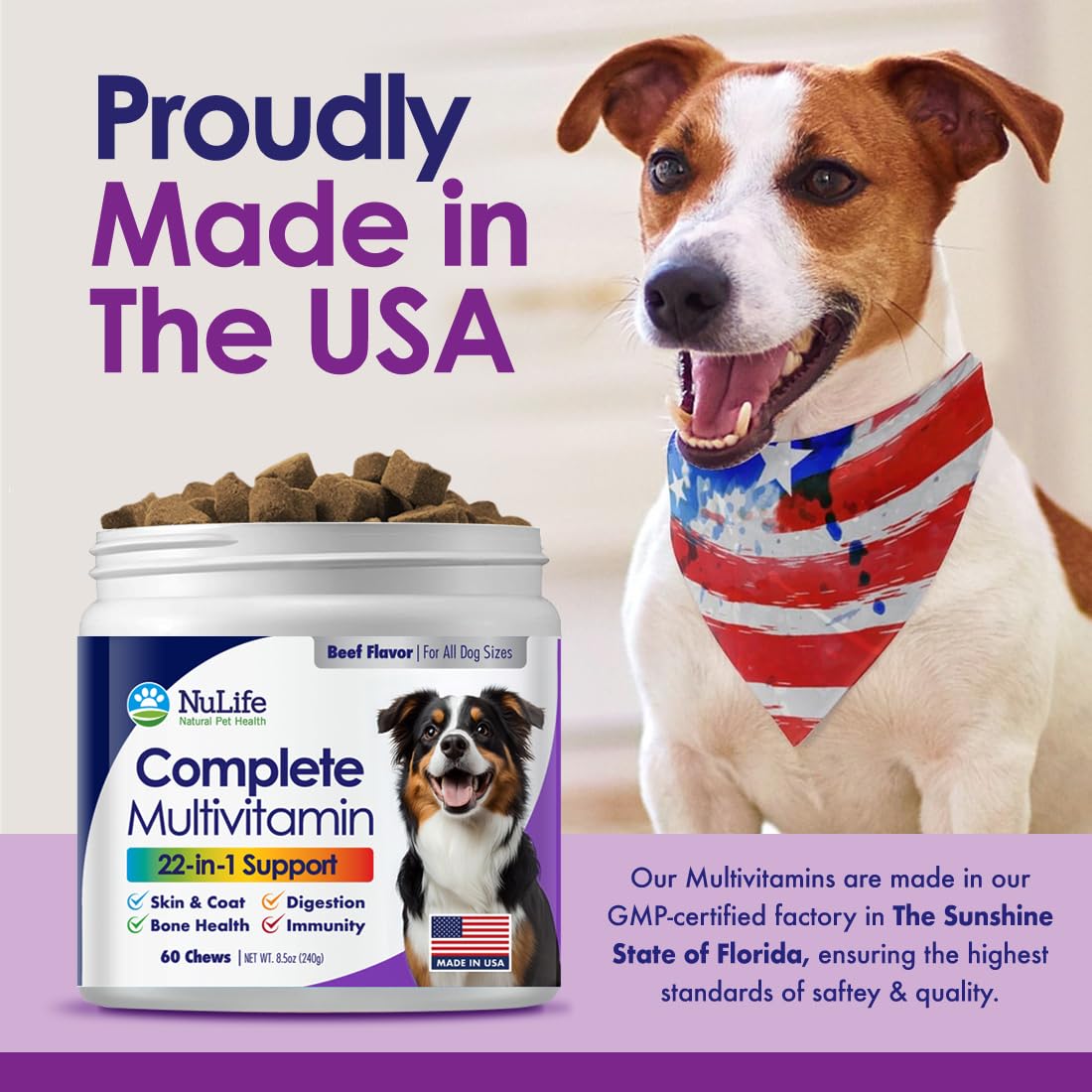 NuLife Daily Dog Vitamin for balanced canine nutrition