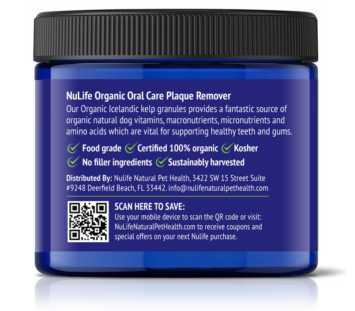 NuLife Meal time scene showing powder dusting for easier dental care