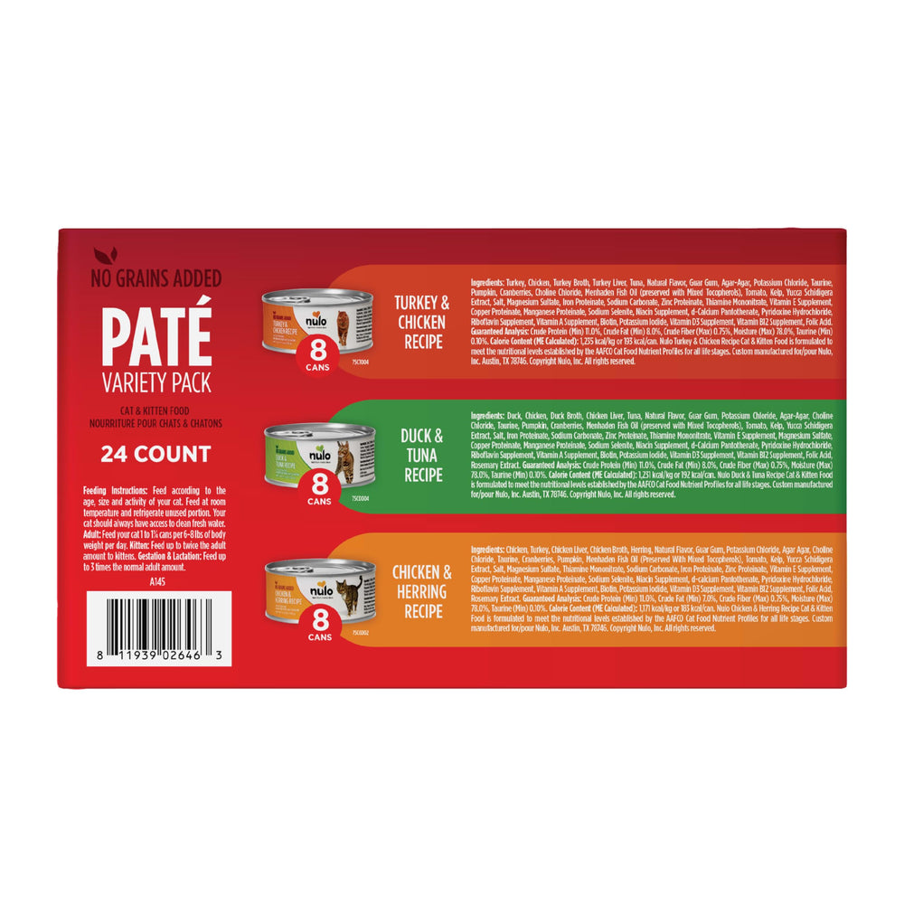 Nulo brand logo image conveys trusted cat food quality.