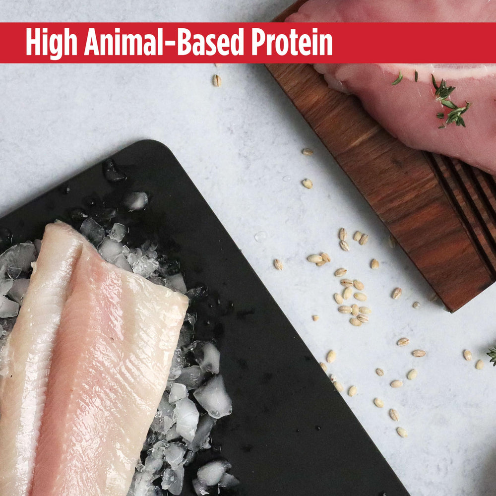Nulo Digestive Health cat chicken-whitefish nutrition chart highlights protein and immune-friendly nutrients