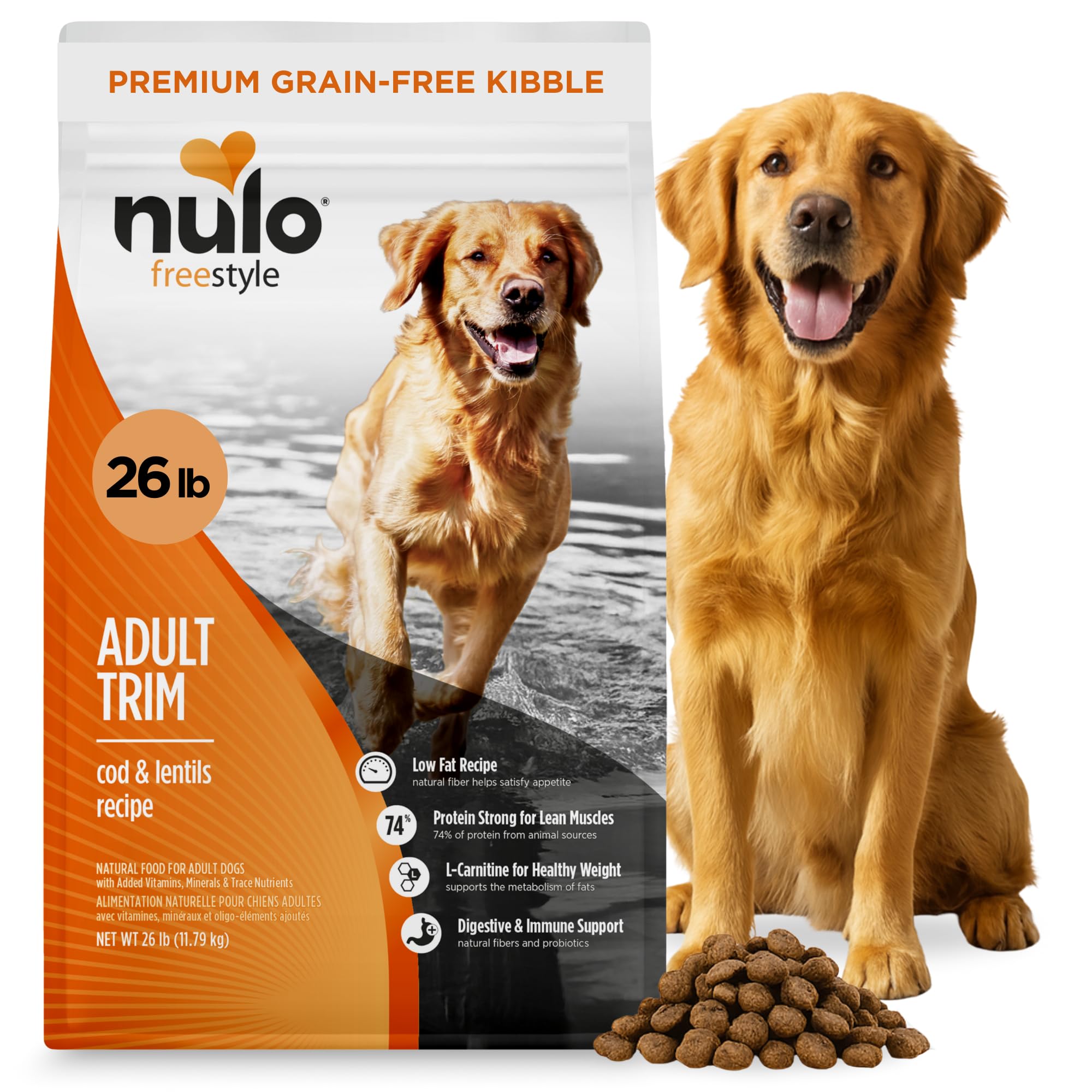 Nulo FreeStyle Adult Trim with deboned cod supporting lean muscle and energy