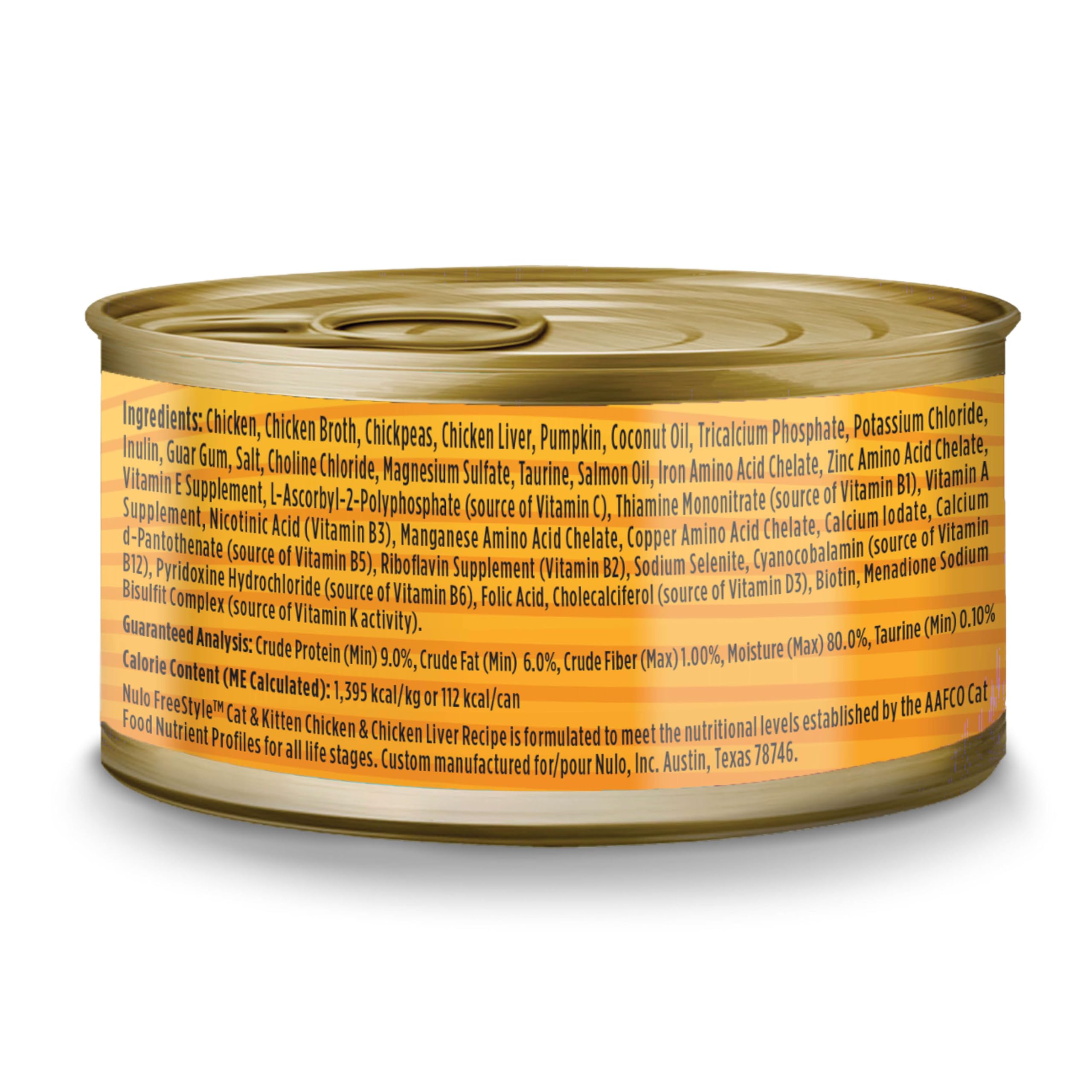 Broth-based gravy in Nulo Freestyle pate provides hydration during meals