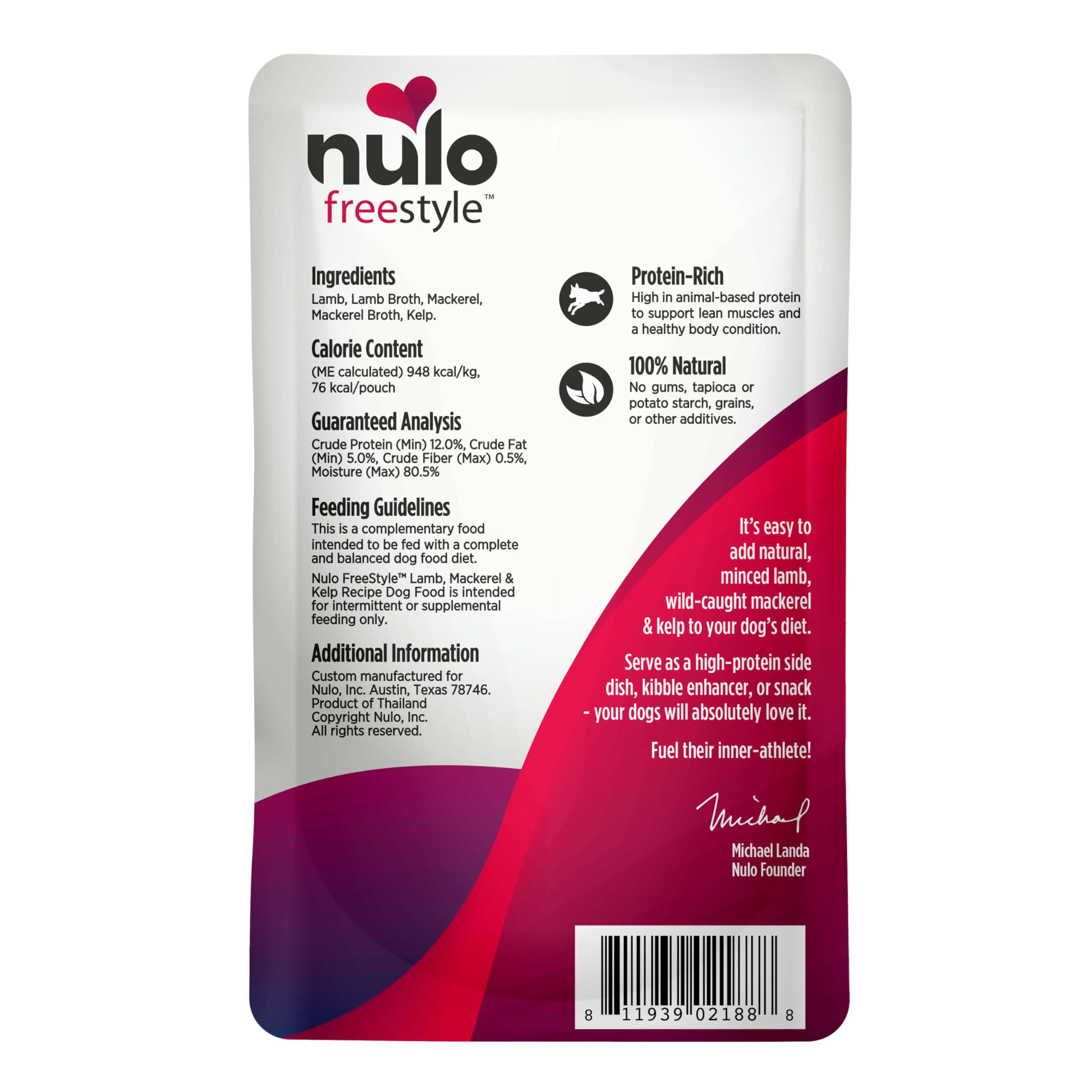 Nulo Freestyle dog meal boost demonstrates versatile topper on dry kibble
