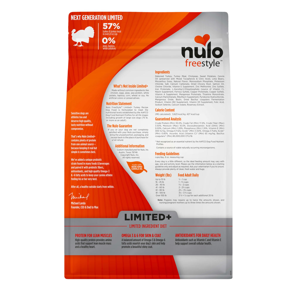Nulo Freestyle kibble in mealtime bowl supports enjoyable feeding.