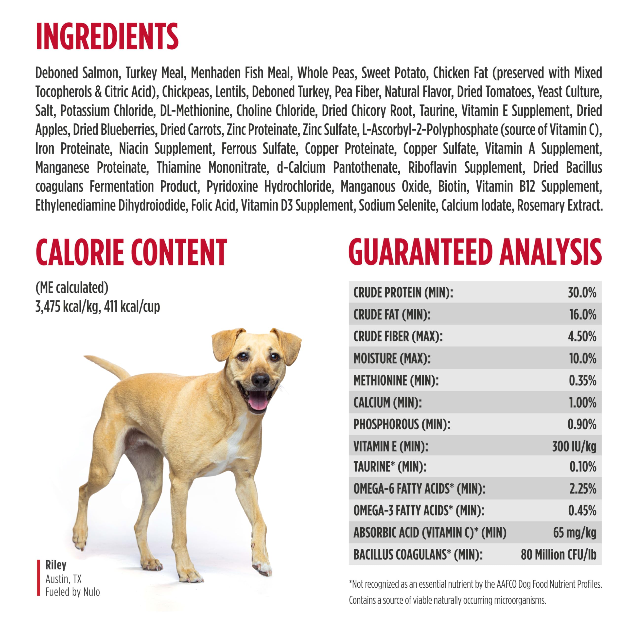 Nulo FreeStyle no-chicken-or-egg ingredients highlight suitability for diverse canine diets
