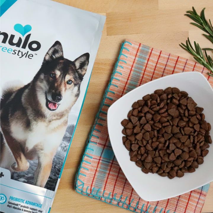 Nulo FreeStyle serving-ready kibble for dogs of all sizes.