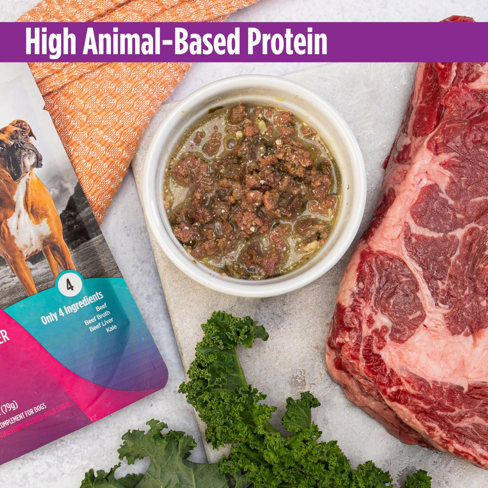 Nulo Freestyle serving-on-dry-food shows easy mix-in for meals