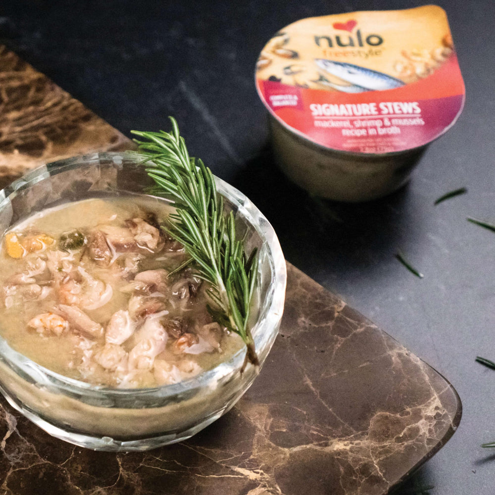 Hydration-friendly nutrition details on Nulo Freestyle Signature Stew