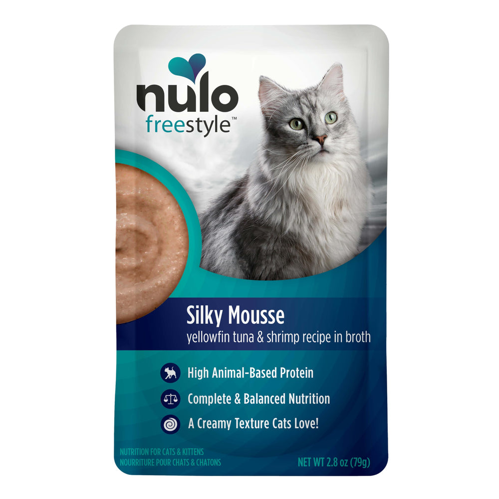 24-pack Nulo Freestyle Silky Mousse pouches for convenient meals.