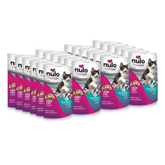 Nulo FreeStyle sardine-beef-broth topper pouch highlighting protein-rich meal enhancer