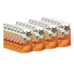 Nulo Freestyle mousse pack 24 with 2.8 oz portions for easy daily feeding.