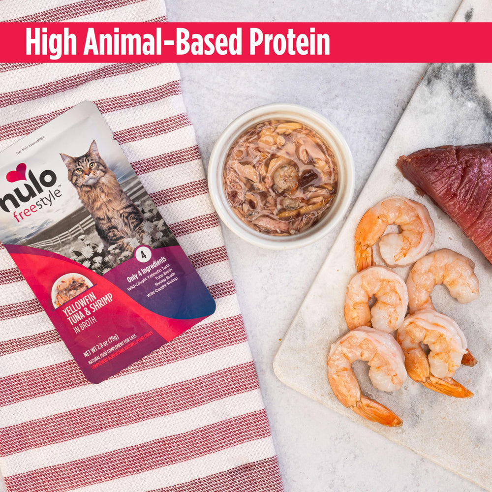 Four-ingredient formula highlighted in Nulo Freestyle packaging