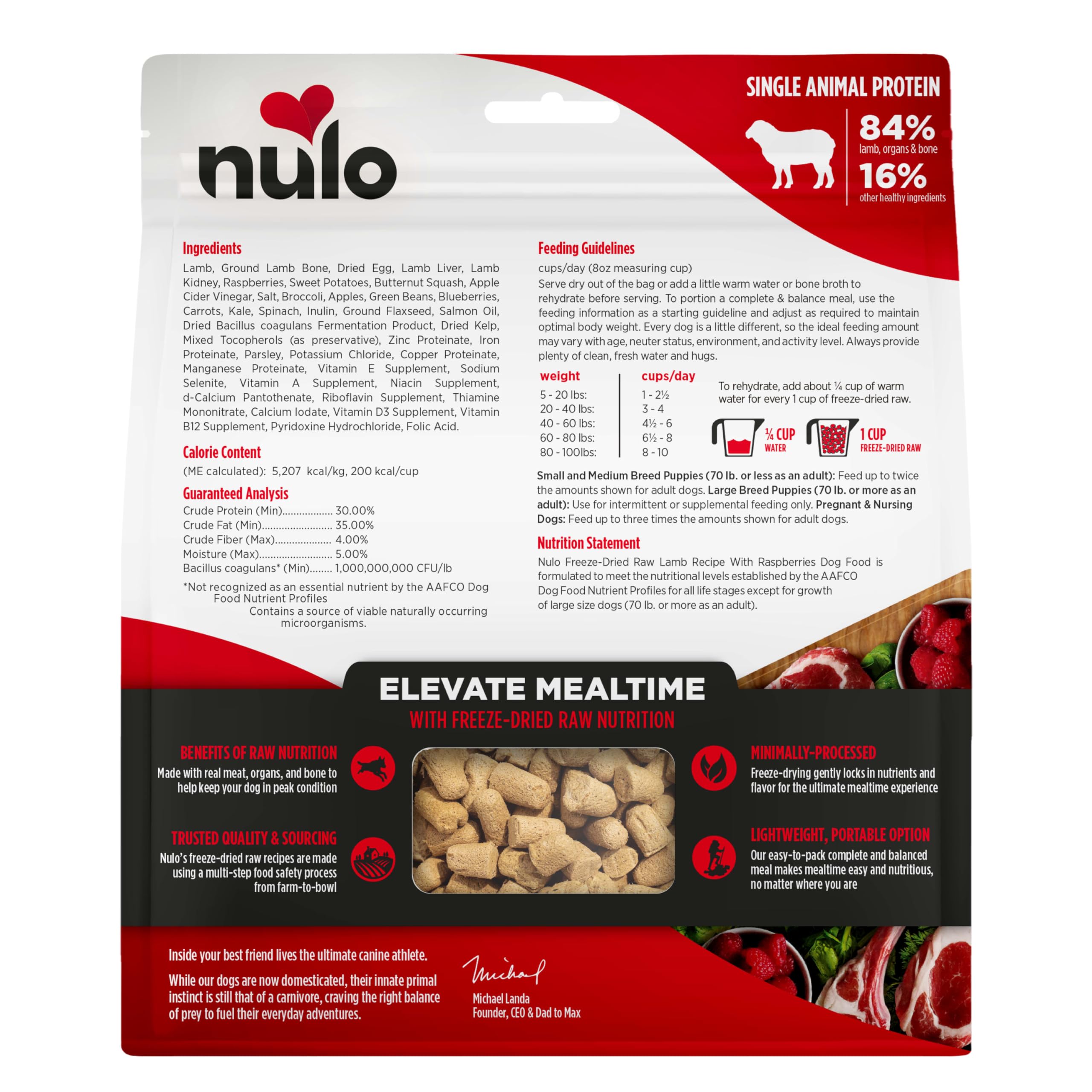 Nulo freeze-dried packaging on shelf signals convenient raw nutrition