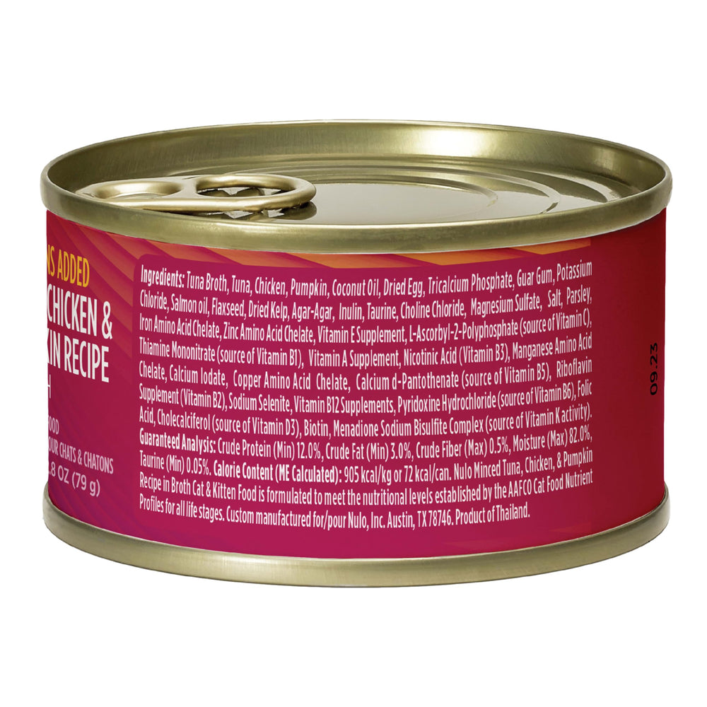 Nulo grain-free formula image conveys no grains or artificial preservatives.