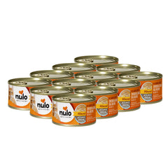 Nulo Minced Chicken and Quail Egg cans for convenient daily meals