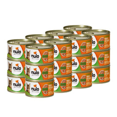 Nulo minced turkey and duck in gravy chunks support lean muscle and hydration.