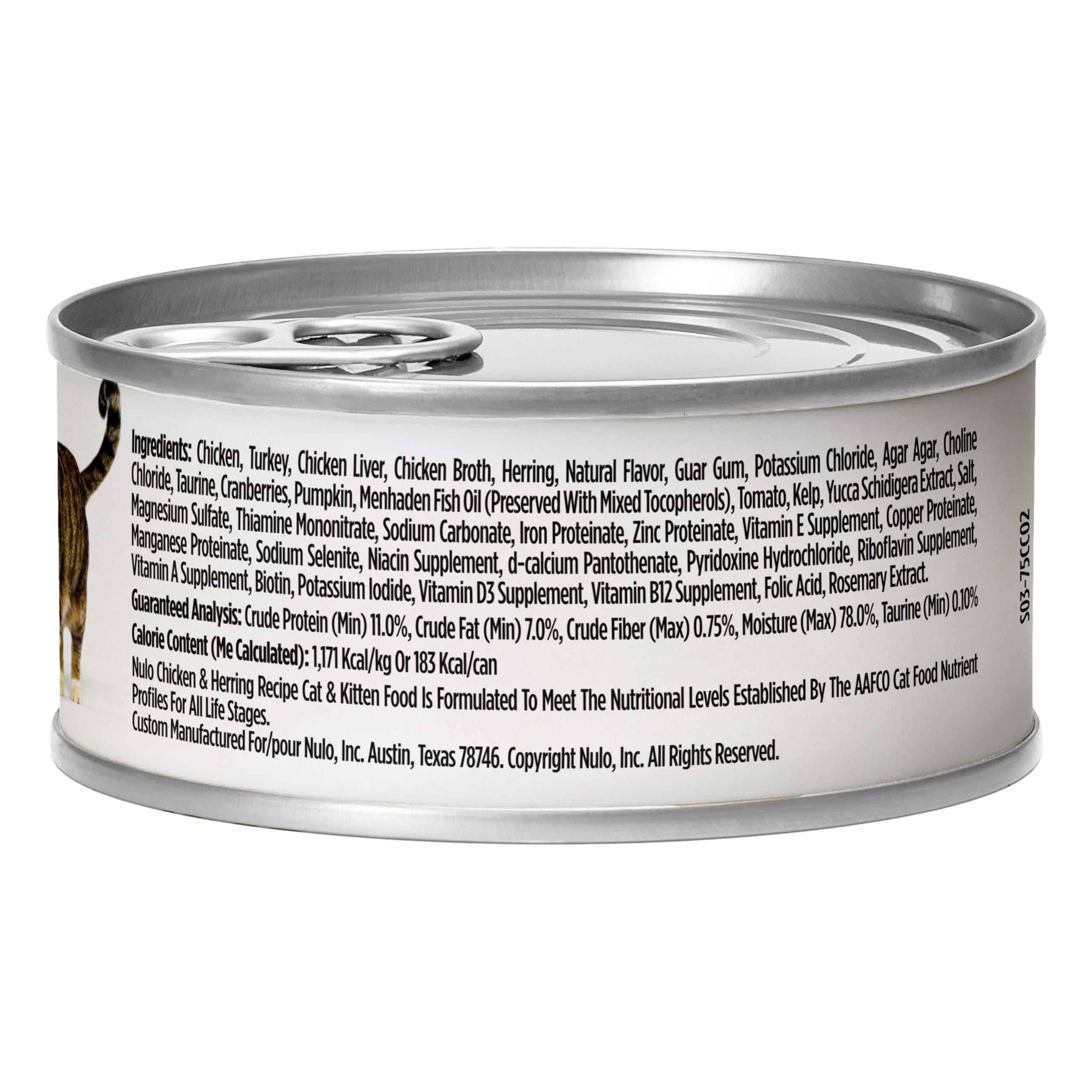No corn, wheat gluten, or soy in Nulo pâté