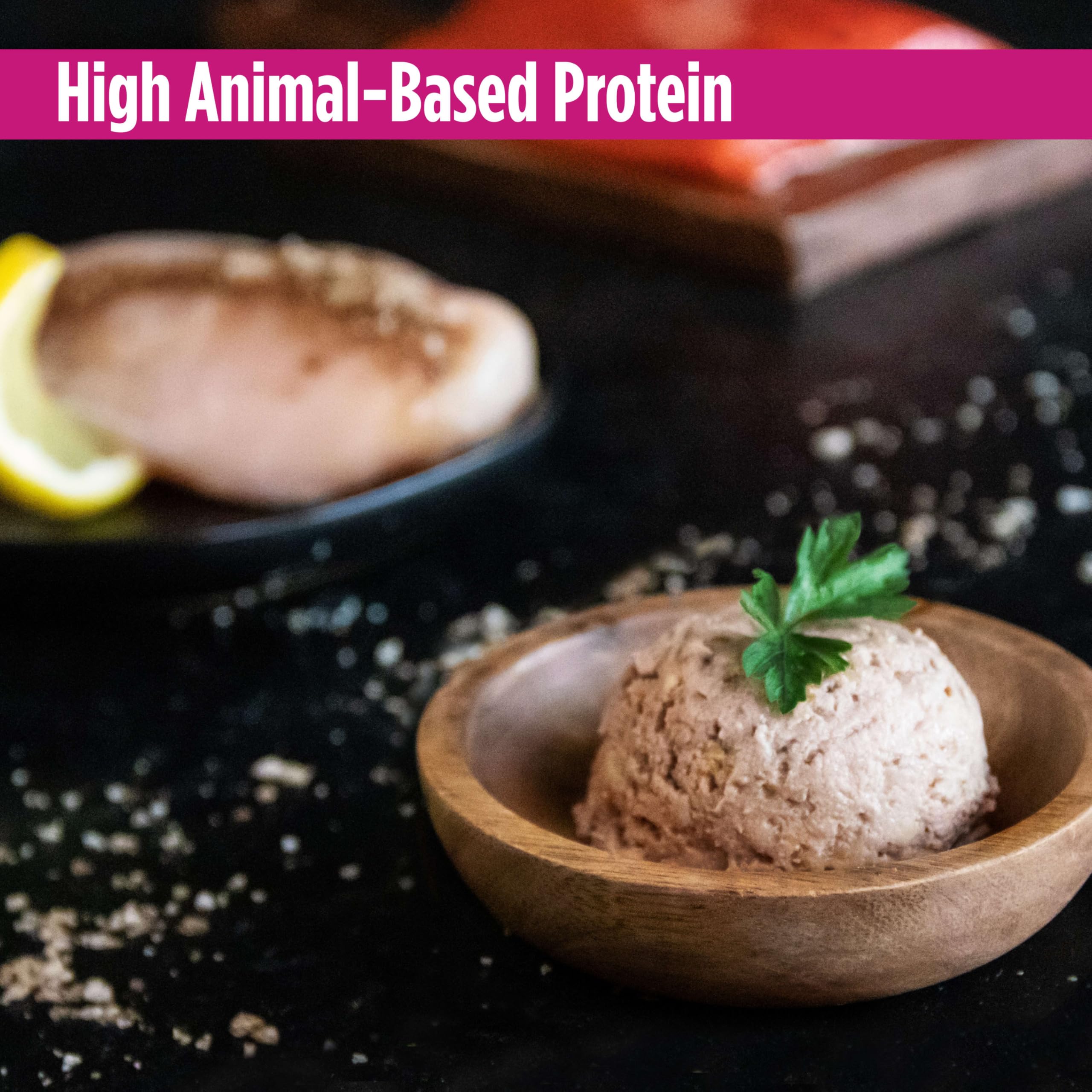 Nulo Puppy nutrient blend highlights vitamins and minerals for daily vitality.