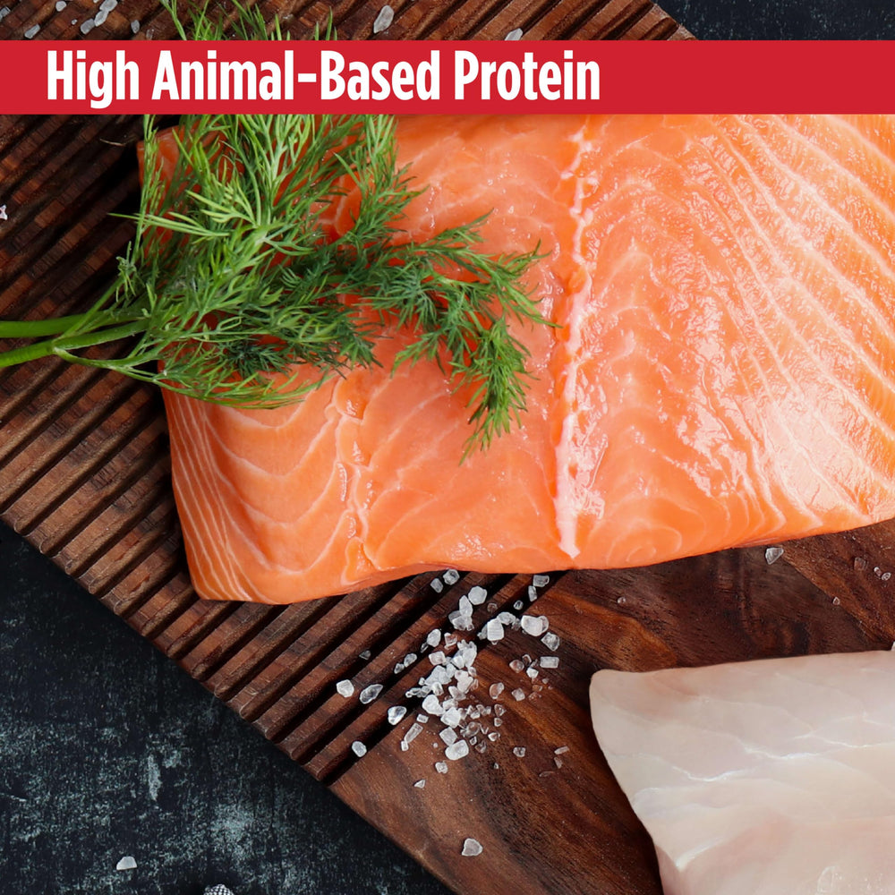 Nulo small-breed stew l-carnitine-added supports fat metabolism.