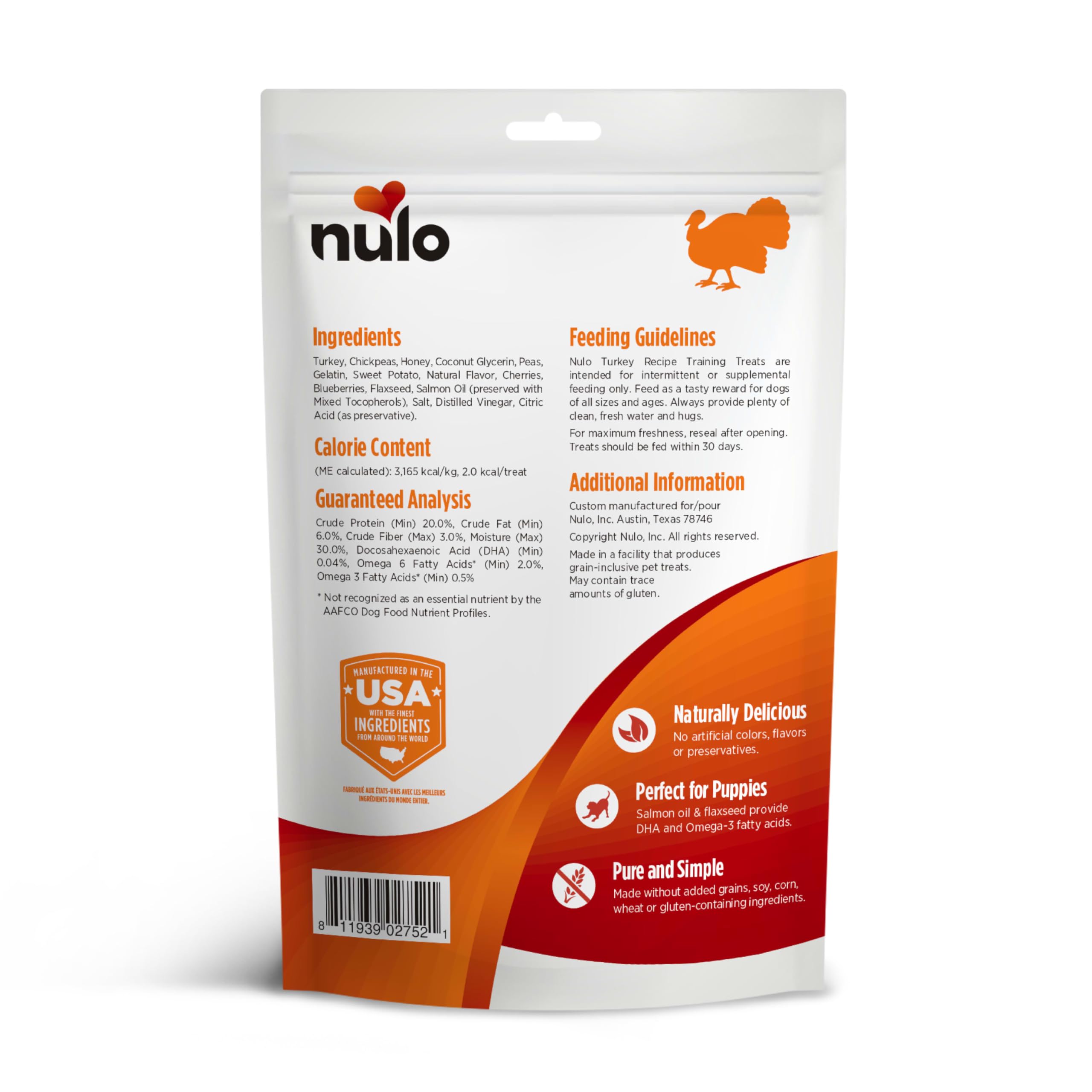 Nulo Trainers 16 oz pouch ready for training on the go.