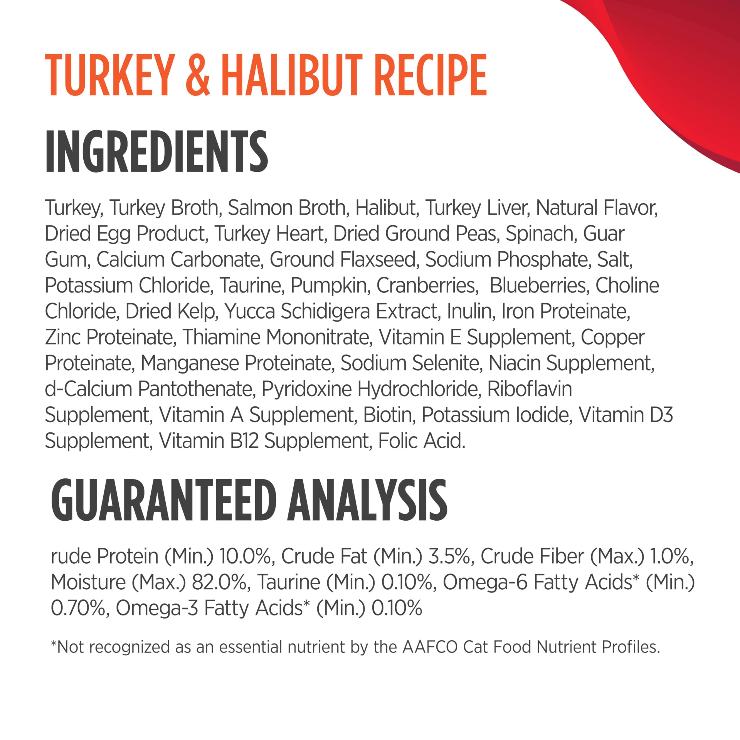Nulo turkey and halibut shredded wet cat food with savory gravy